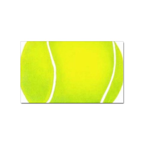 tennis Sticker Rectangular (100 pack) from UrbanLoad.com Front