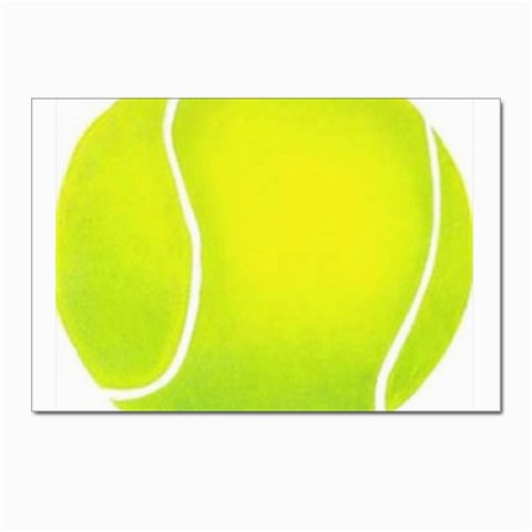 tennis Postcard 4 x 6  (Pkg of 10) from UrbanLoad.com Front