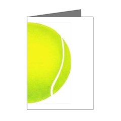 tennis Mini Greeting Card from UrbanLoad.com Left