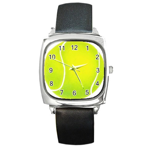 tennis Square Metal Watch from UrbanLoad.com Front