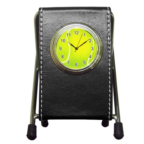 tennis Pen Holder Desk Clock from UrbanLoad.com Front