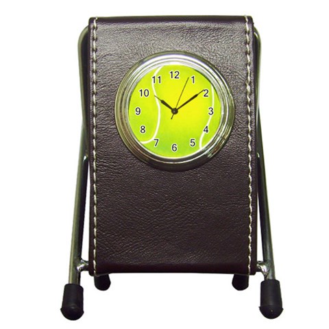 tennis Pen Holder Desk Clock from UrbanLoad.com Front