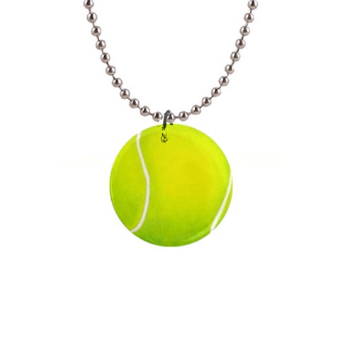 tennis 1  Button Necklace from UrbanLoad.com Front