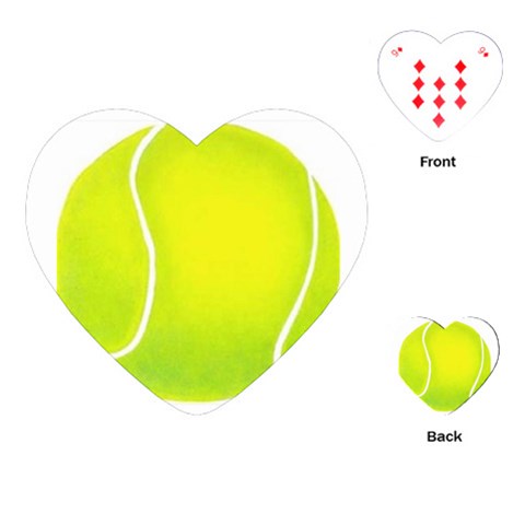 tennis Playing Cards (Heart) from UrbanLoad.com Front