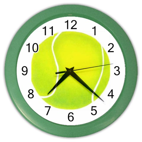 tennis Color Wall Clock from UrbanLoad.com Front