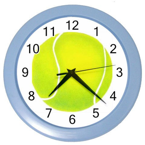 tennis Color Wall Clock from UrbanLoad.com Front