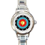 target Round Italian Charm Watch