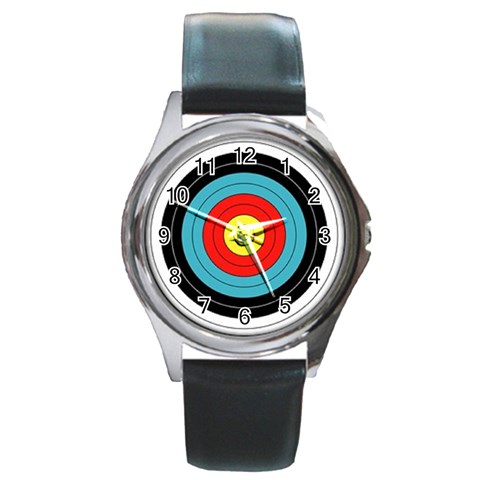 target Round Metal Watch from UrbanLoad.com Front