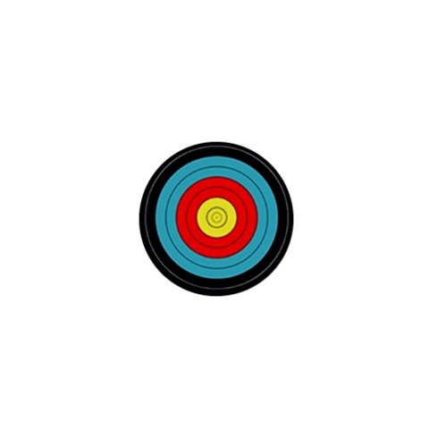 target 1  Mini Magnet from UrbanLoad.com Front