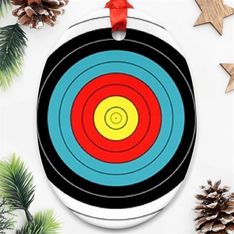 target Ornament (Oval) from UrbanLoad.com Front