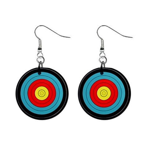 target 1  Button Earrings from UrbanLoad.com Front