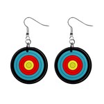 target 1  Button Earrings