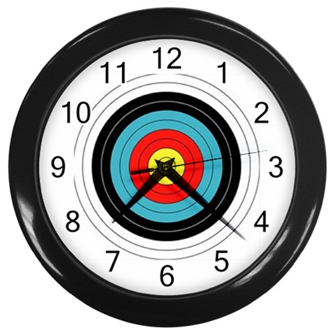 target Wall Clock (Black) from UrbanLoad.com Front