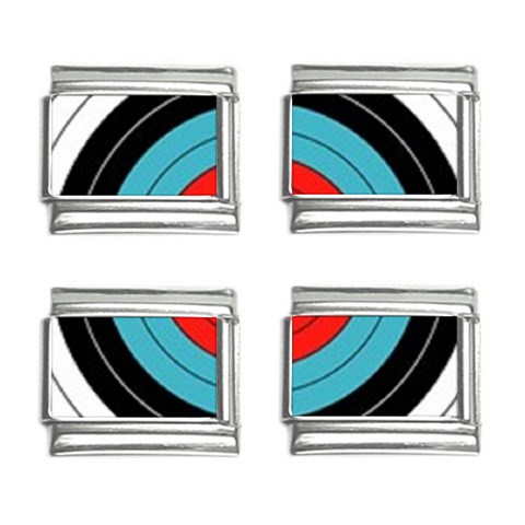 target 9mm Italian Charm (4 pack) from UrbanLoad.com Front