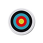 target Rubber Round Coaster (4 pack)