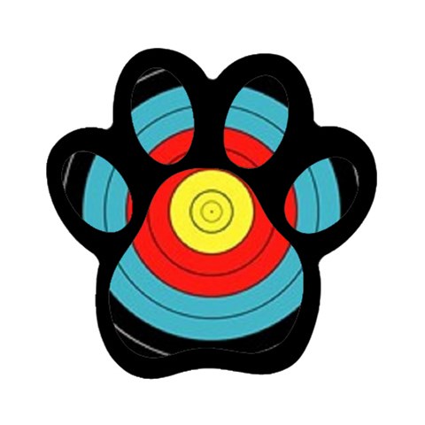target Magnet (Paw Print) from UrbanLoad.com Front