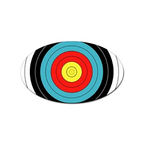 target Sticker Oval (10 pack) from UrbanLoad.com Front