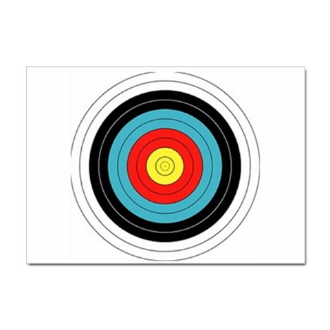 target Sticker A4 (10 pack) from UrbanLoad.com Front