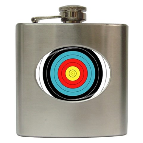 target Hip Flask (6 oz) from UrbanLoad.com Front