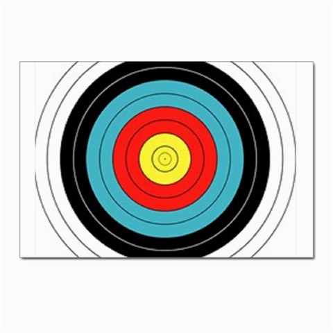 target Postcard 4 x 6  (Pkg of 10) from UrbanLoad.com Front