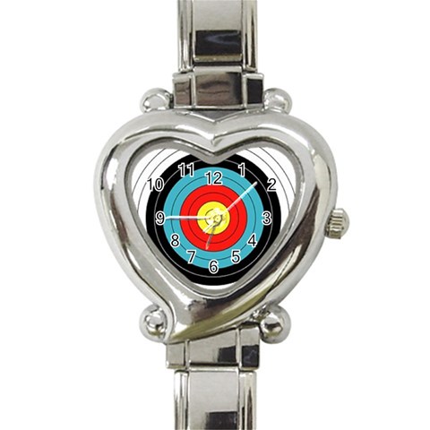 target Heart Italian Charm Watch from UrbanLoad.com Front