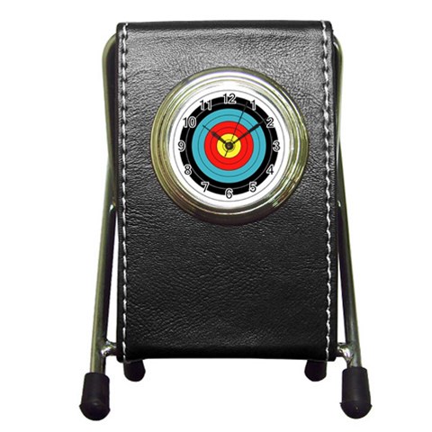 target Pen Holder Desk Clock from UrbanLoad.com Front