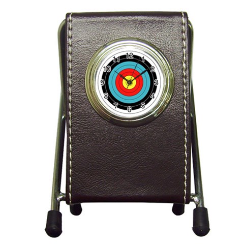 target Pen Holder Desk Clock from UrbanLoad.com Front