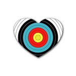 target Rubber Coaster (Heart)