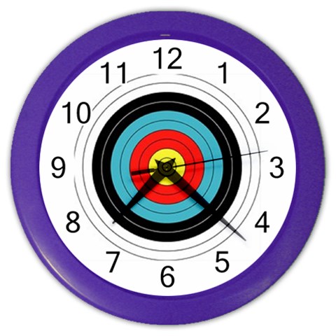 target Color Wall Clock from UrbanLoad.com Front