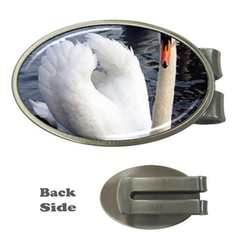 swan Money Clip (Oval) from UrbanLoad.com Front