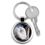 swan Key Chain (Round)