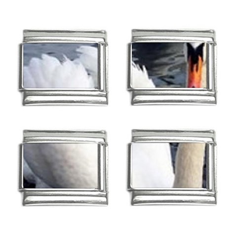 swan 9mm Italian Charm (4 pack) from UrbanLoad.com Front