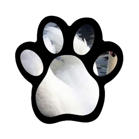 swan Magnet (Paw Print) from UrbanLoad.com Front