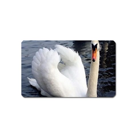swan Magnet (Name Card) from UrbanLoad.com Front