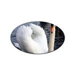 swan Sticker Oval (10 pack)