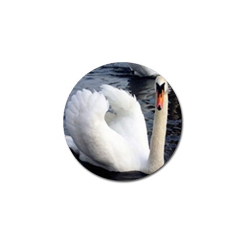 swan Golf Ball Marker from UrbanLoad.com Front