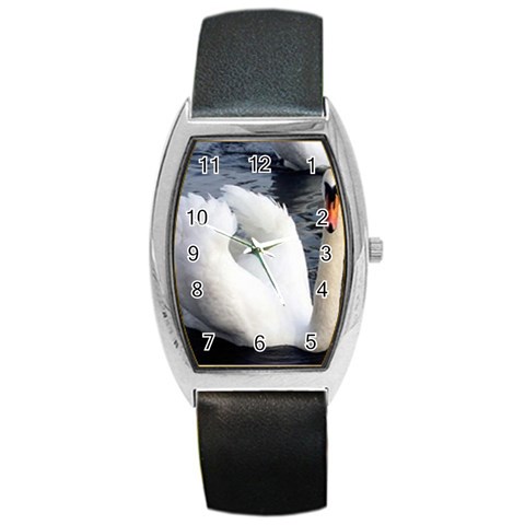 swan Barrel Style Metal Watch from UrbanLoad.com Front