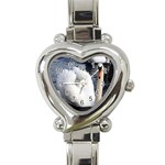 swan Heart Italian Charm Watch