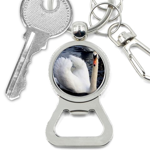 swan Bottle Opener Key Chain from UrbanLoad.com Front