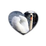 swan Rubber Coaster (Heart)