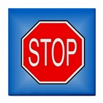 stopsign Tile Coaster