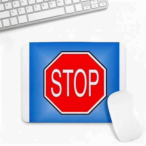 stopsign Small Mousepad from UrbanLoad.com Front