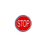 stopsign 1  Mini Button