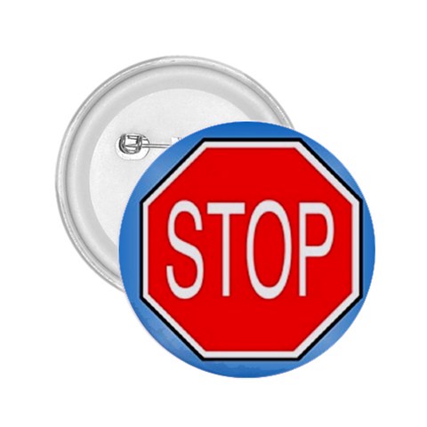 stopsign 2.25  Button from UrbanLoad.com Front