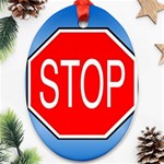 stopsign Ornament (Oval)