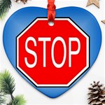 stopsign Ornament (Heart)