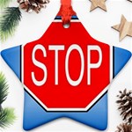 stopsign Ornament (Star)