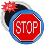 stopsign 3  Magnet (100 pack)