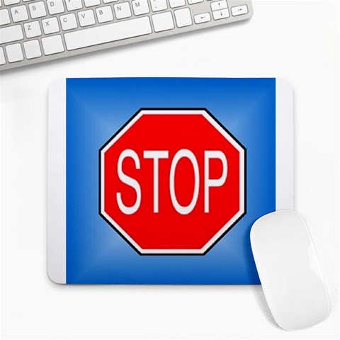 stopsign Large Mousepad from UrbanLoad.com Front