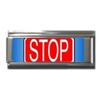 stopsign Superlink Italian Charm (9mm)